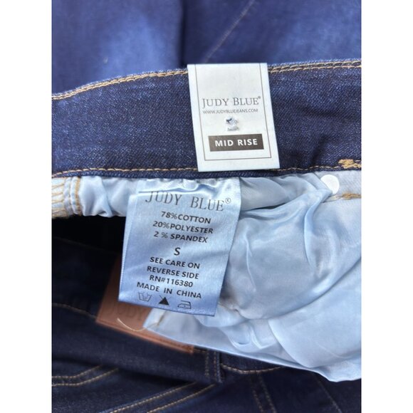 Judy Blue Womens Mid Rise Straight Leg Jeans S Denim Blend - Picture 5 of 13